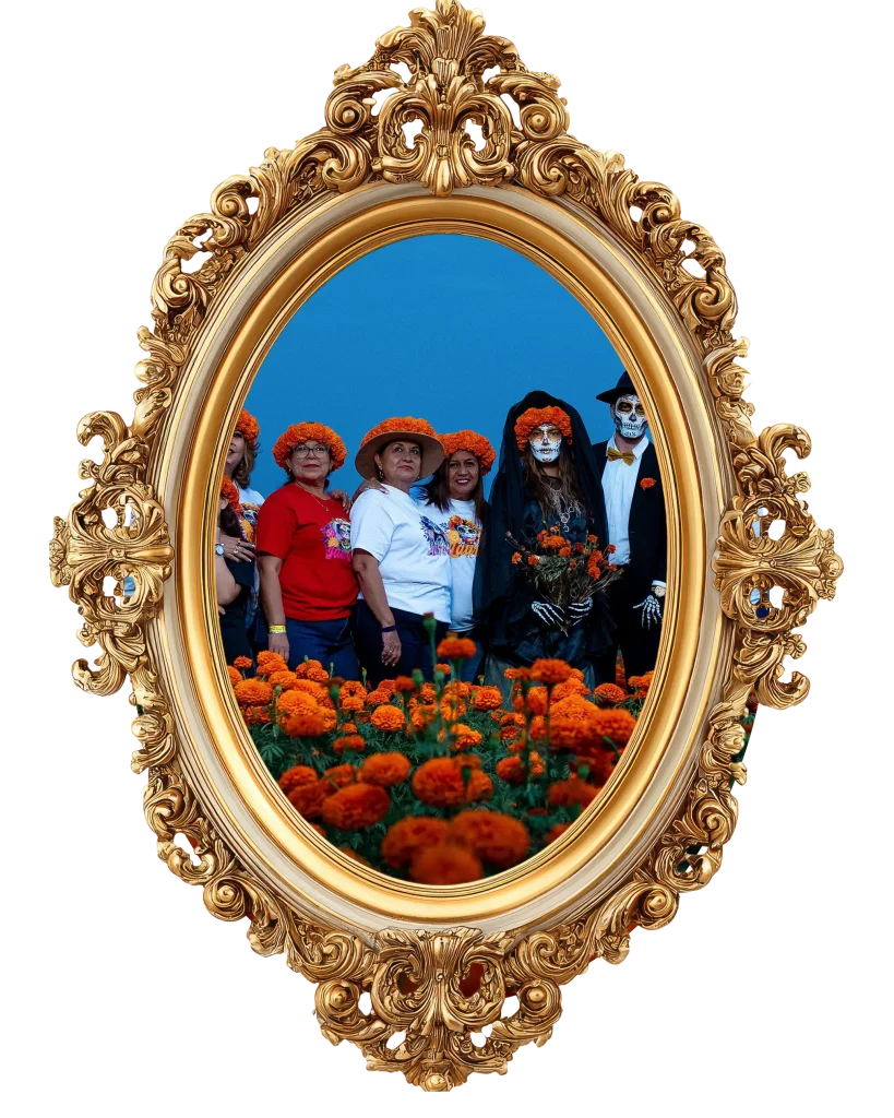 rancho san juan diego equipo en marco dorado